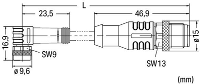 756-5509/030-010 WAGO Sensor-Aktor Kabel Bild 2