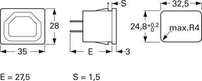 6600.4315 SCHURTER Gerätesteckverbinder Bild 2