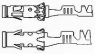 Buchsenkontakt, 1,0-2,5 mm², AWG 17-13, Crimpanschluss, vergoldet, 929975-8