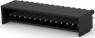 Stiftleiste, 14-polig, RM 2.54 mm, gerade, schwarz, 3-644487-4
