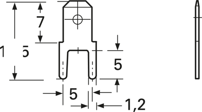 17094.123.025 LEAR Corporation Flachstecker