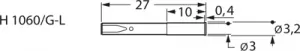 H 1060/G-L-AU PTR Accessories for Contact Probes