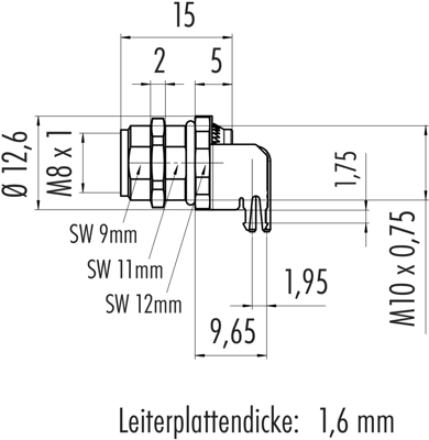 86 6618 1121 00003 binder Sensor-Aktor Rundsteckverbinder Bild 2