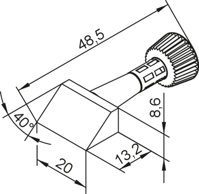 0102CDLF200/10 Ersa Lötspitzen, Entlötspitzen und Heißluftdüsen Bild 2