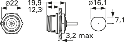 PX0414/0M50 BULGIN Coaxial Connectors Image 5