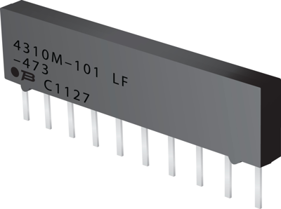 4304M-101-102LF Bourns Electronics GmbH Widerstandsnetzwerke