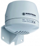 Mehrtonsirene, 105 dB, 12-24 VDC, 80 mA, grau