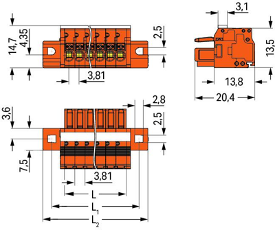 2734-218/027-000 WAGO PCB Connection Systems Image 2