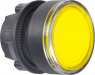 Frontelement, beleuchtbar, rastend, Bund rund, gelb, Einbau-Ø 22 mm, ZB5AH083