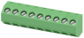 Leiterplattenklemme, 9-polig, RM 5.08 mm, 0,14-1,5 mm², 12 A, Schraubanschluss, grün, 1877559
