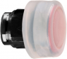 Drucktaster, unbeleuchtet, tastend, Bund rund, rot, Frontring schwarz, Einbau-Ø 22 mm, ZB4BP487