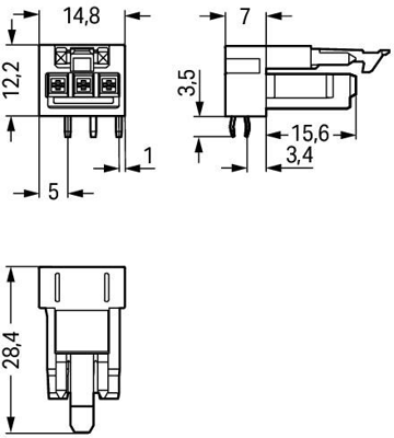 890-803/011-000 WAGO Device Connectors Image 2