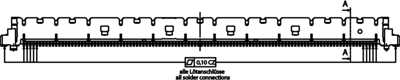 401-51101-51 ept DIN Messerleisten, DIN Federleisten Bild 2