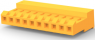 Buchsengehäuse, 10-polig, RM 3.96 mm, gerade, orange, 4-640426-0