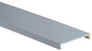 Abdeckprofil, (L x B x H) 1.8 m x 108 x 9.4 mm, PVC, weiß, C4WH6