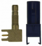 FAKRA Stecker 50 Ω, Lötanschluss, abgewinkelt, FA1-NCRP-PCB-8