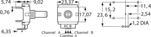 ECW1J-B24-BC0024L Bourns Electronics GmbH Bewegungssensoren