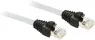 Crossover-Patchkabel, RJ45-Stecker, gerade auf RJ45-Stecker, gerade, Cat 5, F/UTP, 15 m, grau