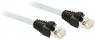 Patchkabel, RJ45-Stecker, gerade auf RJ45-Stecker, gerade, Cat 5e, 1 m, grau