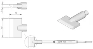 C245752 JBC Lötspitzen, Entlötspitzen und Heißluftdüsen