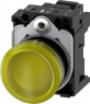 Leuchtmelder, 24 V (AC), 24 V (DC), gelb, 1400 mcd, Einbau-Ø 22.3 mm