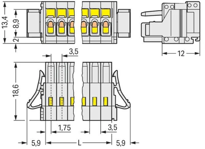 734-114/037-000/035-000 WAGO PCB Connection Systems Image 2