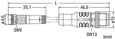 756-5507/030-010 WAGO Sensor-Aktor Kabel Bild 2