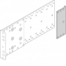 Eckprofile Typ R (hinten), für CompactPCI Seitenwand 275mm, für EMV-Textildichtung , 3 HE