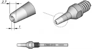 C560013 JBC Lötspitzen, Entlötspitzen und Heißluftdüsen