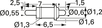 TK0062B.J.0,60.C.80.A Tekon Prüfstifte