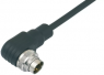 Sensor-Aktor Kabel, M16-Kabelstecker, abgewinkelt auf offenes Ende, 5-polig, 2 m, PUR, schwarz, 3 A, 79 6313 200 05