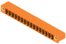 Stiftleiste, 16-polig, RM 3.81 mm, abgewinkelt, orange, 1038210000