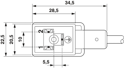 1401294 Phoenix Contact Sensor-Aktor Kabel Bild 2