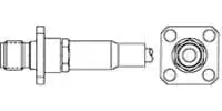 1052024-1 AMP Koaxialsteckverbinder