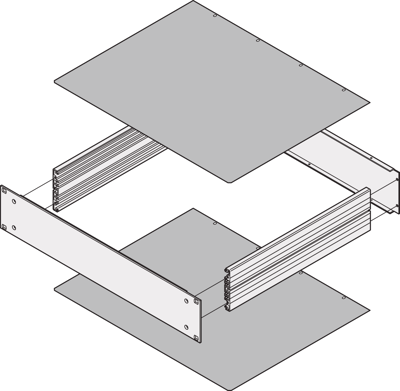 30860-501 SCHROFF Gehäusezubehör