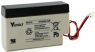 Blei-Akku, 12 V, 800 mAh, 96 x 25 x 62 mm, JST - Steckverbinder