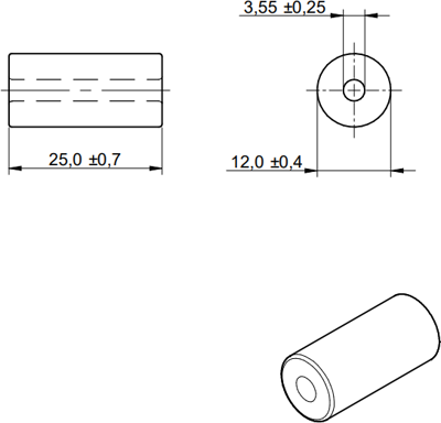 74270038 Würth Elektronik eiSos Ferrit-Kabelkerne Bild 2