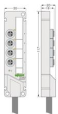 757-443/000-002 WAGO Sensor-Aktor Verteilerboxen Bild 2