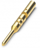 Stiftkontakt, 0,06-0,34 mm², Crimpanschluss, vernickelt/vergoldet, 1244458