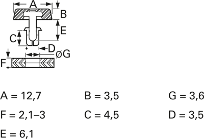 FSR-5 ESSENTRA COMPONENTS Gehäusezubehör Bild 2