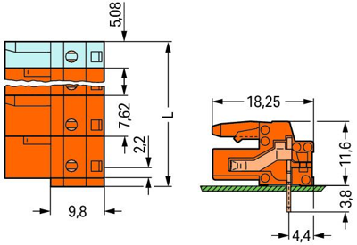 232-871/045-000 WAGO PCB Connection Systems Image 2