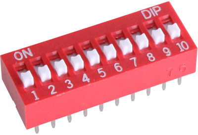 DIPNDS1-10V Schiebeschalter und Kodierschalter