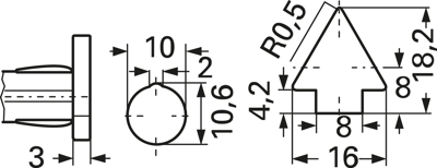 1.69.507.145/1502 RAFI Signal Lamps, Indicators, Arrays Image 2