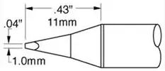 SSC-725A METCAL Lötspitzen, Entlötspitzen und Heißluftdüsen Bild 3