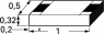 Widerstand, Dünnschicht, SMD 0402 (1005), 22 Ω, 0.063 W, ±1 %, MCS 0402 TK50 1% 22R