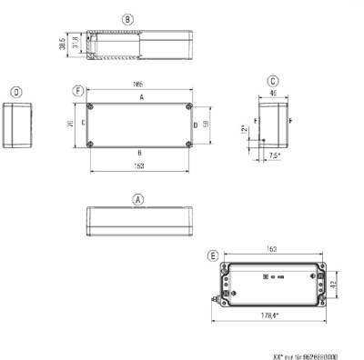 1329670000 Weidmüller General Purpose Enclosures Image 2