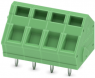 Leiterplattenklemme, 4-polig, RM 5 mm, 0,2-2,5 mm², 16 A, Federklemmanschluss, grün, 1933972