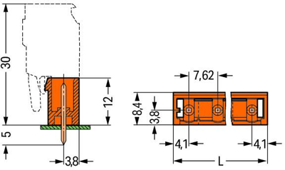 231-742/001-000 WAGO PCB Connection Systems Image 2