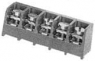 Leiterplattenklemme, 12-polig, 0,326-3,31 mm², 25 A, Schraubanschluss, schwarz, 5-1437653-2
