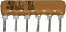 Widerstandsnetzwerk, SIP-11, 4.7 kΩ, 0.2 W, ±2 %, 10 Widerstände, 4611X-101-472LF